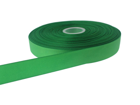 Jesep One Roll 100 Yards 1" Soild Grosgrain Ribbon Boutique Gift Wrapping Package Ribbon, DIY Crafts Bow Hair Headband Accessories Assorted Ribbon#553 (1" 25mm, Green)