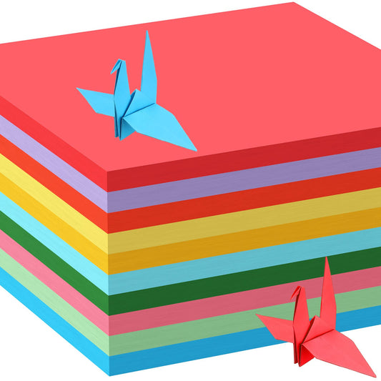 Yexiya 400 Sheets Colored Construction Paper, A4 Craft Paper Bulk for Back to School 10 Assorted Colors Crafts Supplies for DIY Projects, Scrapbooking, Origami Party, 8.3 x 11.9 Inches