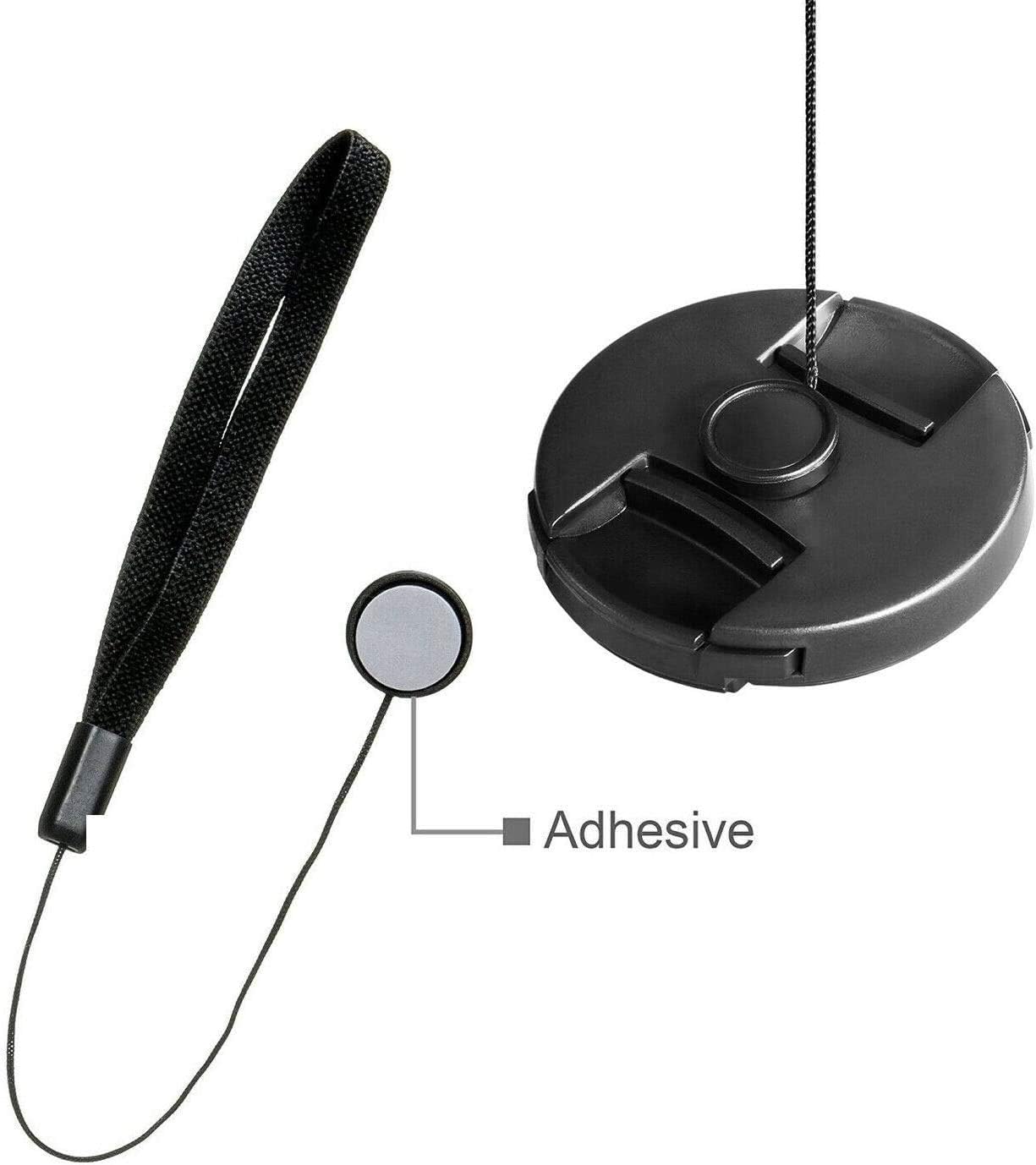 Digital Nc Pinch GH4 (62mm) Lens Cap Center for Panasonic LUMIX + Lens Cap + Microfiber Cloth