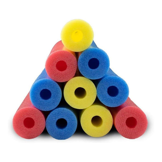 In The Swim 20-Pack, 3-Inch Diameter Jumbo Pool Noodles – Soft Large Foam Noodles for Extra Buoyancy - Floating Training Device, Exercise Aid, Pool Toy - 50 Inches Long - 3 Assorted Colors