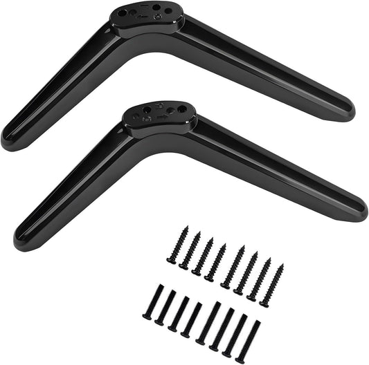 yeeplant 2 Setup Pcs Universal Tv Stand Legs Replacement Base, for Tvs Compatible with Tv and Adjustable Port