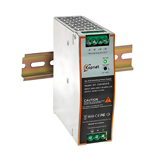 150W 48V 48V 100~240V Din Rail Mount Power Supply Output AC-DC Industrial Power Adapter AC Input Din-Rail Switching