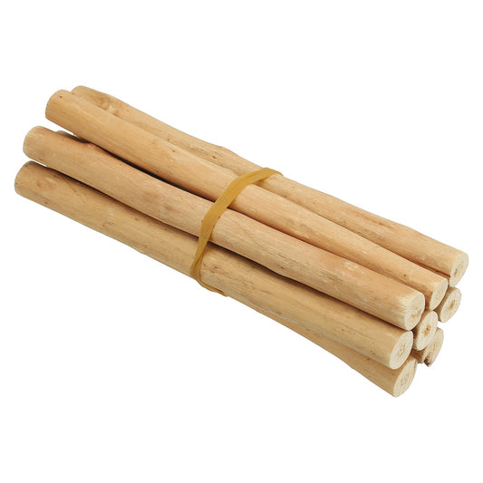 PATIKIL 8 Pcs / 20cm Wood Log Sticks, 0.6-1.2inch in Diameter Natural Driftwood for Crafts Wooden Craft Sticks for DIY Crafting Photo Props Driftwood Decor, Wood Color
