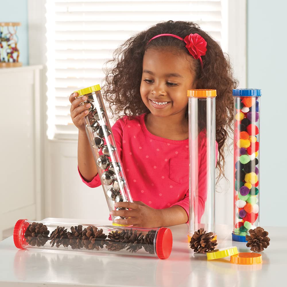 Learning Resources Primary Science Sensory Tubes - Toddler Toys, Homeschool Supplies, Fine Motor Skills, Calm Down Bottle, STEM Manipulatives, Preschool Activities, Montessori Games, Gifts for Kids