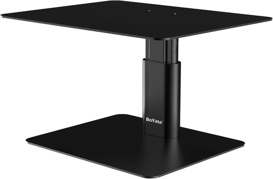 BoYata Monitor Stand, Adjustable Monitor Riser Metal Computer Stand Compatible with TV, PC, Laptop, Computer, iMac