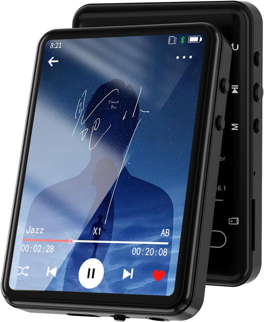 Tengsen MP3 5.3 MP3 Slot,64GB Player with Bluetooth Portable Music Player with Speaker,FM Radio,E-Book,Shuffle/Repeat