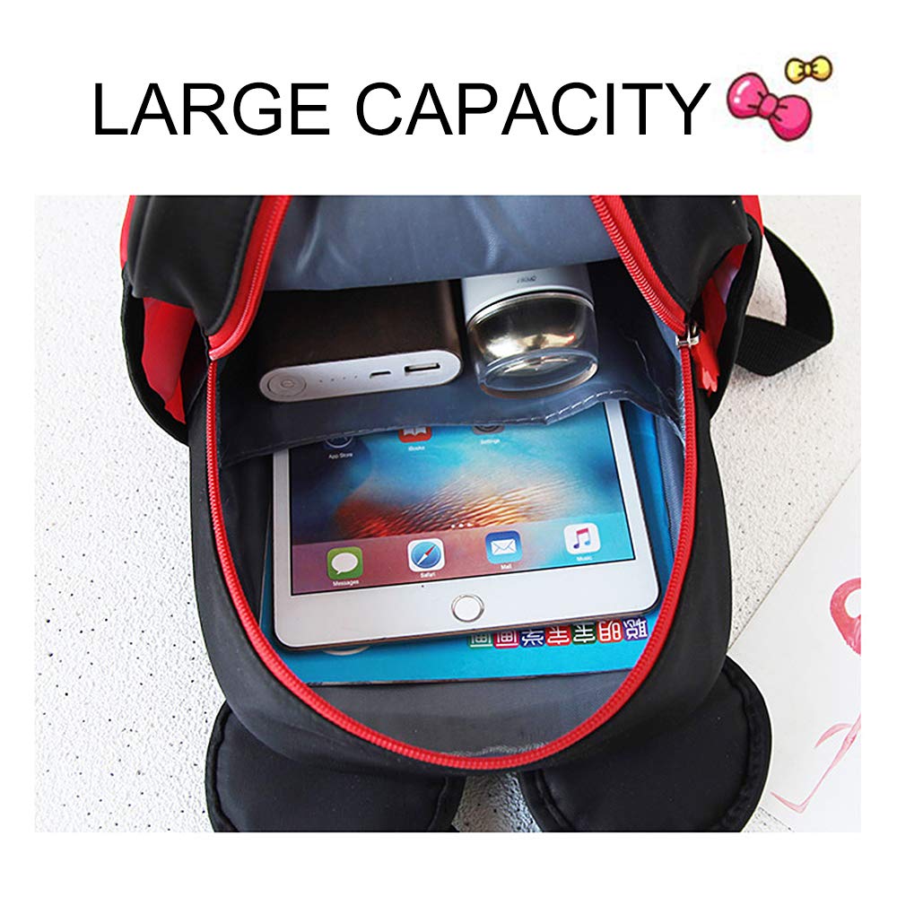 Voikukka Mini Backpack for Girls Toddler Bookbag Small Cute Kids Backpacks for Toddler Backpack Baby Daycare Bag Little Girl Backpacks Child Kindergarten Book Bags Mouse Toys Travel Accessories