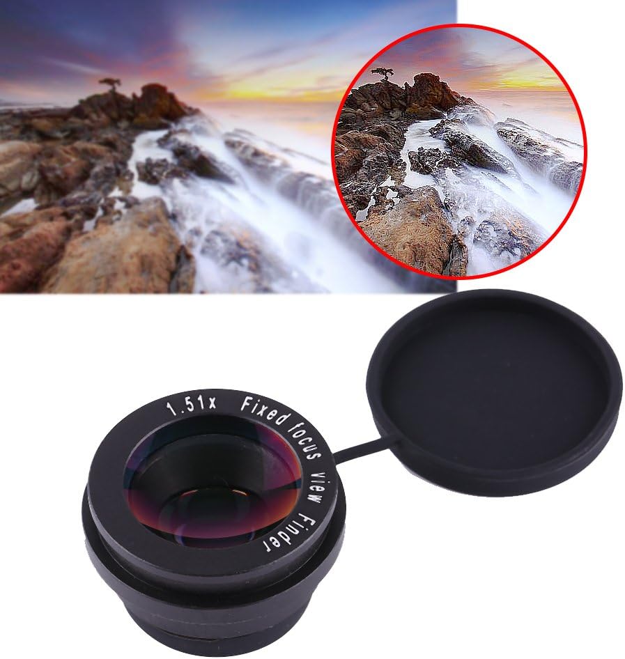 1.51X Pssopp Durable Fixed Focus Viewfinder Eyepiece Magnifier Eyecup for DSLR Camera Good Helper for Short and Long