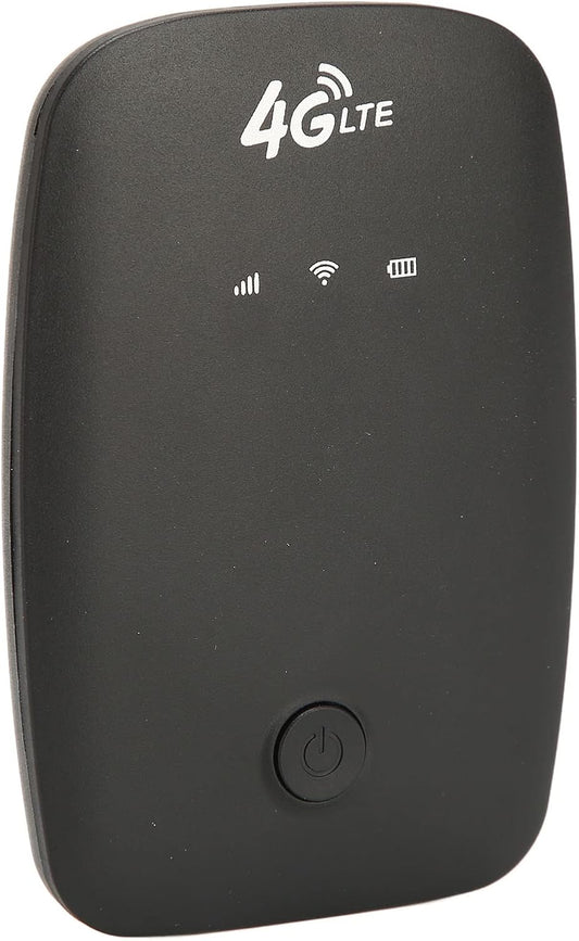 ciciglow 4G 140 Countries Mobile Hotspot Router, Portable Router with SIM Card Slot, Pocket Device with LED Display