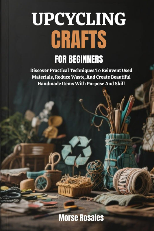 UPCYCLING CRAFTS FOR BEGINNERS: Discover Practical Techniques To Reinvent Used Materials, Reduce Waste, And Create Beautiful Handmade Items With Purpose And Skill