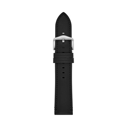 Fossil Men's 22mm Black LiteHide™ Leather Watch Band
