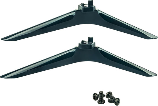 ZdalaMit 58" 4K Replacement Base Stand for Hisense UHD Smart TV, Non-Slip TV Legs, Table Top TV Stand, Black