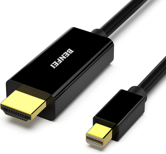 15 BENFEI Mini DisplayPort to HDMI Cable, Mini DP to HDMI Feet Cable (Thunderbolt Compatible) with MacBook Air/Pro