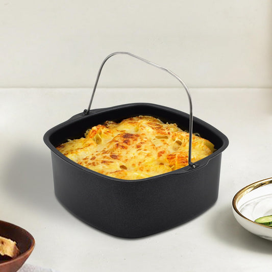 6.89 inches Air Fryer Cake Pan, Non-stick Air Fryer Cake Barrel Air Fryer Cake Pizza Baking Pan for Instant Pot Cake Baking Tray Basket Air Fryer Accessories (6.89'')