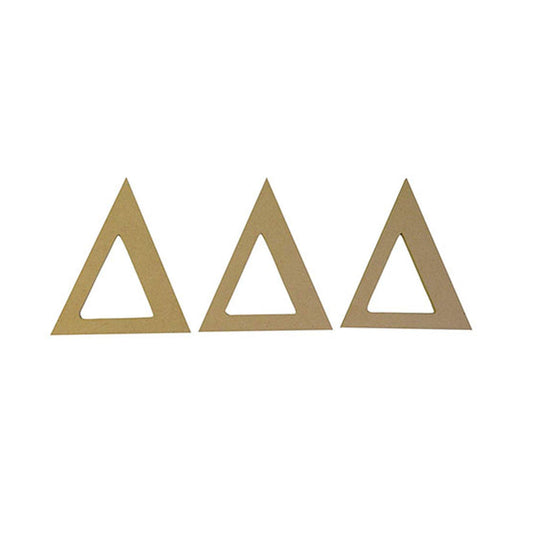 Desert Cactus Delta Delta Delta Wooden Letter Set - 7.5 inch Unfinished MDF Wood Tri Delta, Tri Delt Sorority Greek Letters for DIY Arts and Crafts