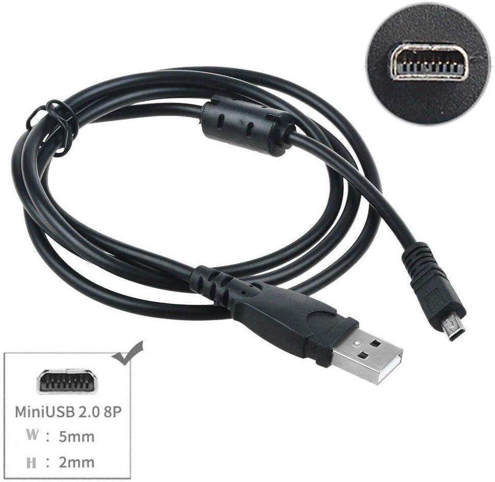 3ft D7100 D3300 USB PC Computer Data Sync Cable Cord for Nikon Df DSLR Camera