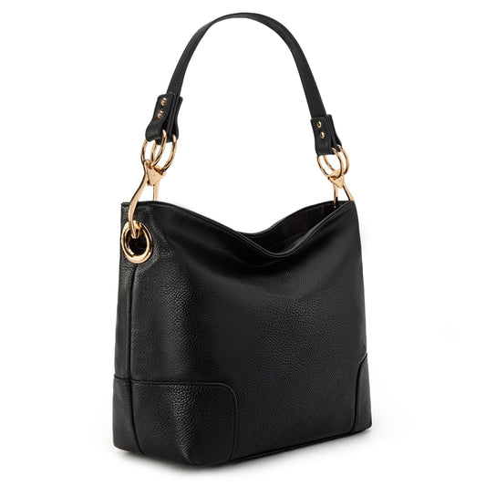 Montana West Hobo Bags for Women Purses and Handbags Ladies Bucket Shoulder Bags,MWC-HB-128B-BK