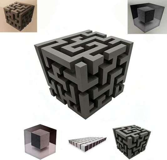 3D Corner Wall Decal Optical Illusion Wall Art Realistic 3D Illusion Corner Sticker that Transforms Empty Corners, Modern 3D Wall Art Decor (3D Style-A)