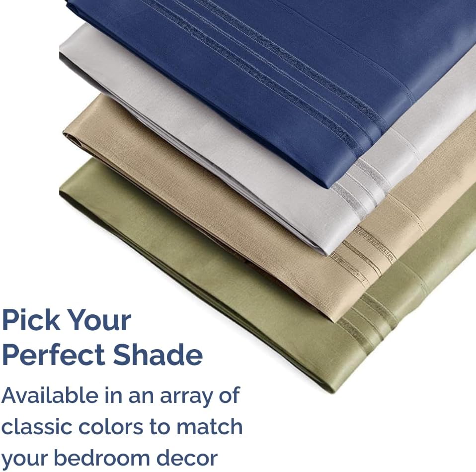 Skiennix Standard Pillow Cases Set of 2 - Ultra-Soft Hotel Quality - Comfy, Wrinkle-Free & Stain Resistant - Lavender