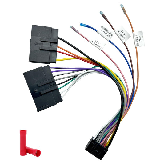 1986-2004/Mazda 1991-1997/Mercury 1986-2000, 16Pin E-150 E-250 Aftermarket Radio Wiring Adapter Compatible with Ford