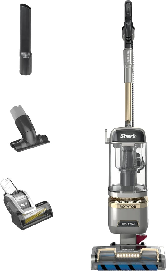 Shark Rotator Lift-Away Vacuum Cleaner - No Hair Wrap & HEPA Filter | Lightweight Pet Hair Vacuum | Silver