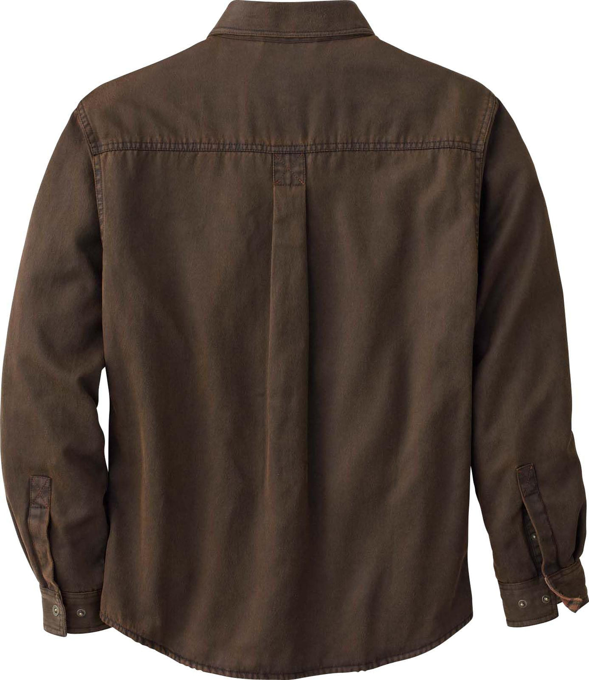 Legendary Whitetails Mens Flannel Lined Waxed Cotton Shirt Jacket, Tobacco, X-Large