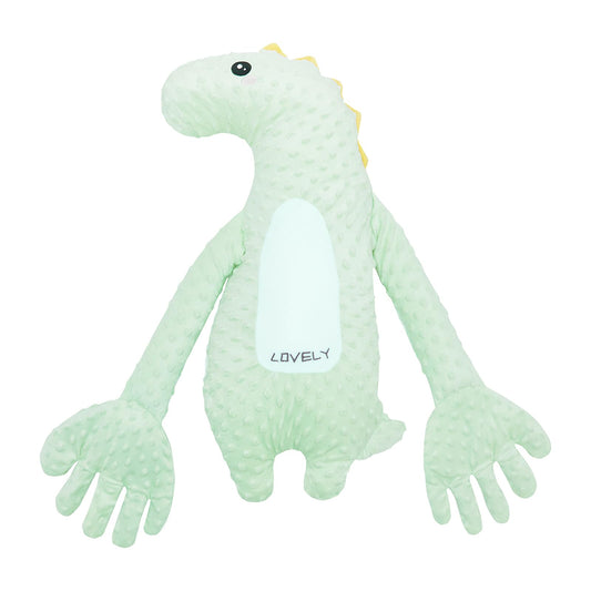 DAOLUAN Baby Soothers Toys, Cute Animal Plush Stuffed Doll Toy for Girls Boys, Portable Dinosaur Unicorn Figure Soothing Dolls for Home and Travel (Green, OneSize)