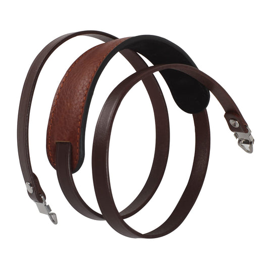 eTone Leather Neck Strap Camera Strap for Hasselblad 500cm 501cm 503cw 503cx 1600F Medium Format Camera (dark brown)