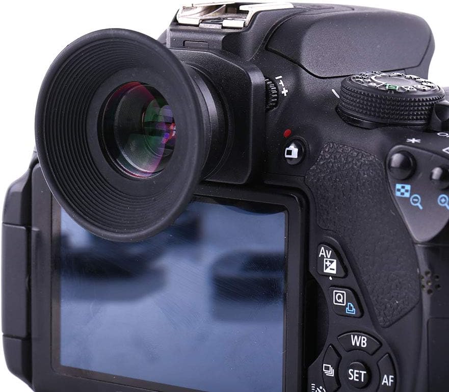 1.51X Pssopp Durable Fixed Focus Viewfinder Eyepiece Magnifier Eyecup for DSLR Camera Good Helper for Short and Long