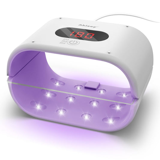 Akisey UV Light for Resin, Two-Sided UV Resin Light with Adjustable Time Setting(2m, 3m, 5m), 36W Fast Curing Lamp for Molds DIY Craft Decor Jewelry Making