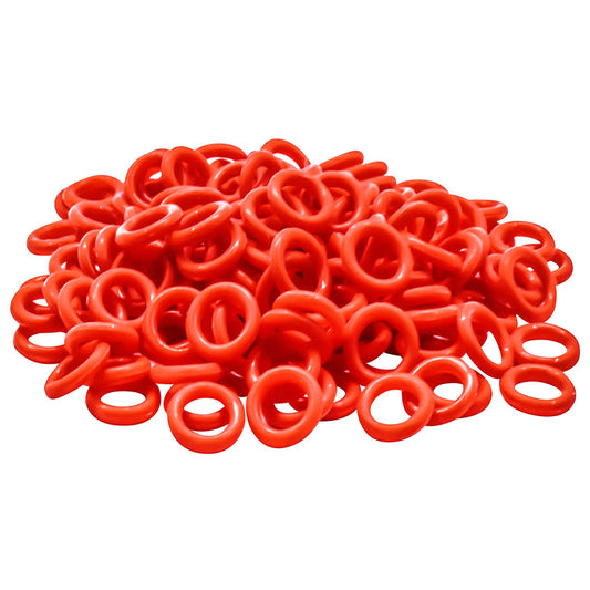 ThreeBulls 120Pcs Clear Rubber O-Ring Keyboard, O-Rings Keycaps, Switch Dampeners Keycap, for Cherry MX Key Switch
