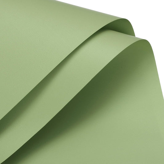 MECCANIXITY Flower Wrapping Paper Waterproof Floral Wrap Pine Green Gift Packaging 22.8 x 22.8 Inch Used for DIY Crafts Bouquet Packaging 20 Pcs
