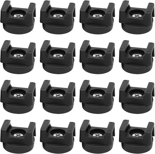 18lbs (22mm, Count, 20) Magnetic Cable Zip Tie Base, Heavy Duty Vertical Tension, Multipurpose Wire Clips Management