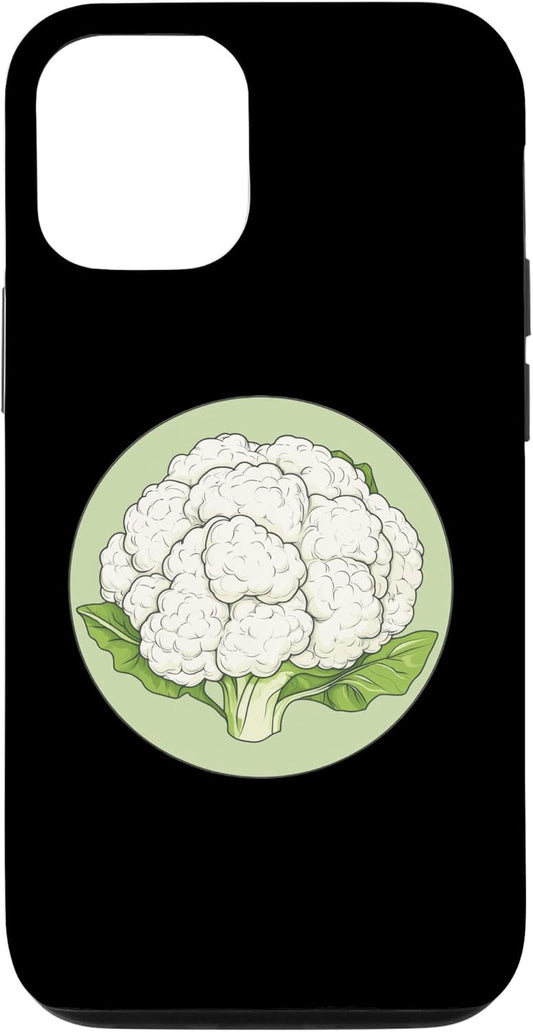 Cauliflower Brassica Oleracea Vegetable Designs 12/12 iPhone Pro Cauliflower Round Image Case