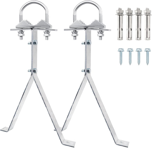 XRDS -RF 12 Inch (2-Leg 2-Leg) XRDS-RF Antenna Wall Mount Heavy-Duty Stand Off Wall Mast Mount Windproof Antenna