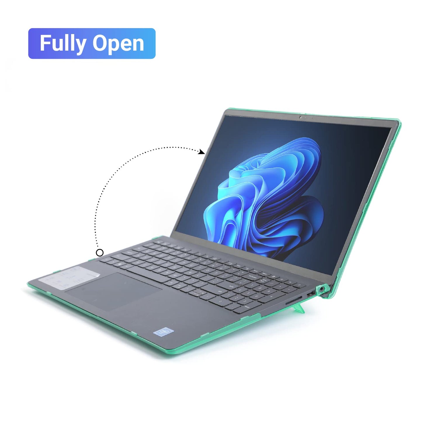 mCover Case Compatible ONLY for 2021-2023 15.6" Dell Inspiron 15 3510 3511 3515 3520 3521 3525 Series Laptop Computer (NOT Fitting Other Dell Models) - Black