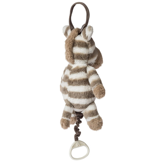 Mary Meyer Afrique Musical Pull Toy Stuffed Animal Soft Toy, 10-Inches, Zebra