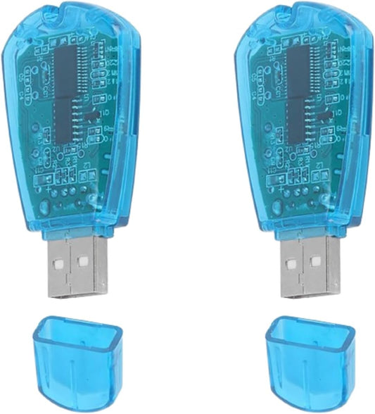 Beufee 2Pcs SIM Card Adapter, Clone Cards Card Reader Writer Copy Clone Writer SIM Card Reader with CD