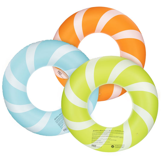 Bestrip Pool Floats Adult Size for Kids Age 8-12 Adults Inflatable Floats Swimming Ring Toys Beach Pool Party Lake Use