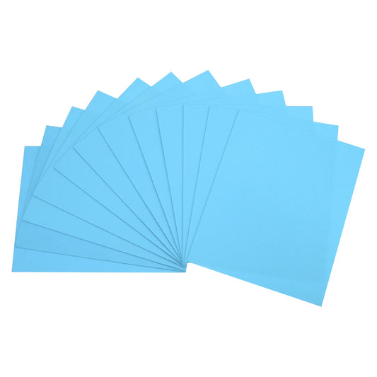 uxcell Light Blue EVA Foam Sheets 11.8x7.9 in 1.8mm Thickness for Crafts DIY, 12 Pcs