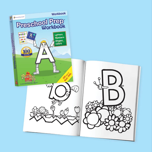 Preschool Prep Company Basics/Reading WORKBOOK Bundle with 5 Workbooks – Preschool Prep Basic Skills, Meet the Sight Words, Meet the Phonics Letter Sounds, Digraphs, & Blends!