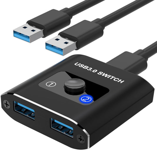 3.0 2 1 1 2 2 1 USB Switch, Bi-Directional USB Switch in Out/ in Out, USB Switcher Computers Share Devices for Printer