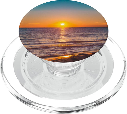 CJ Grips Sunset Beach Ocean PopSockets PopGrip for MagSafe