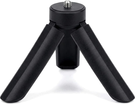 tokerut 1/4" Mini Tripod Stand with Screw Mount, Portable Foldable Tabletop Tripod for Pocket Cameras & Action Cameras