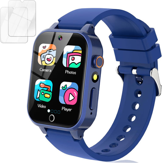 Vakzovy 39 MP3 5-12 Smart Watch for Kids with Puzzle Games HD Camera Player Audiobook Video Pedometer Habit Tracking