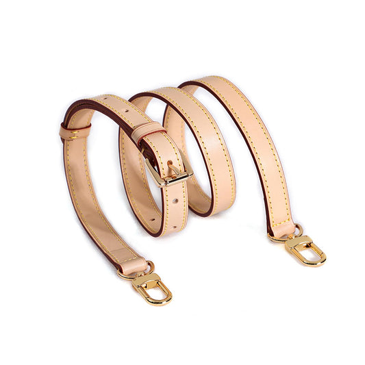Vachetta Leather Crossbody Strap for SPEEDY L V Handbag Replacement Shoulder Strap（Length39-47 in*Width 0.7in）