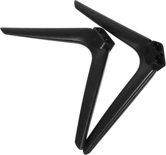 TOPPERFUN 15mm No-Drill Tv Stand Bracket for Flat Screen Tvs with Dual-Hole Plastic Feet, Heavy Duty Monitor
