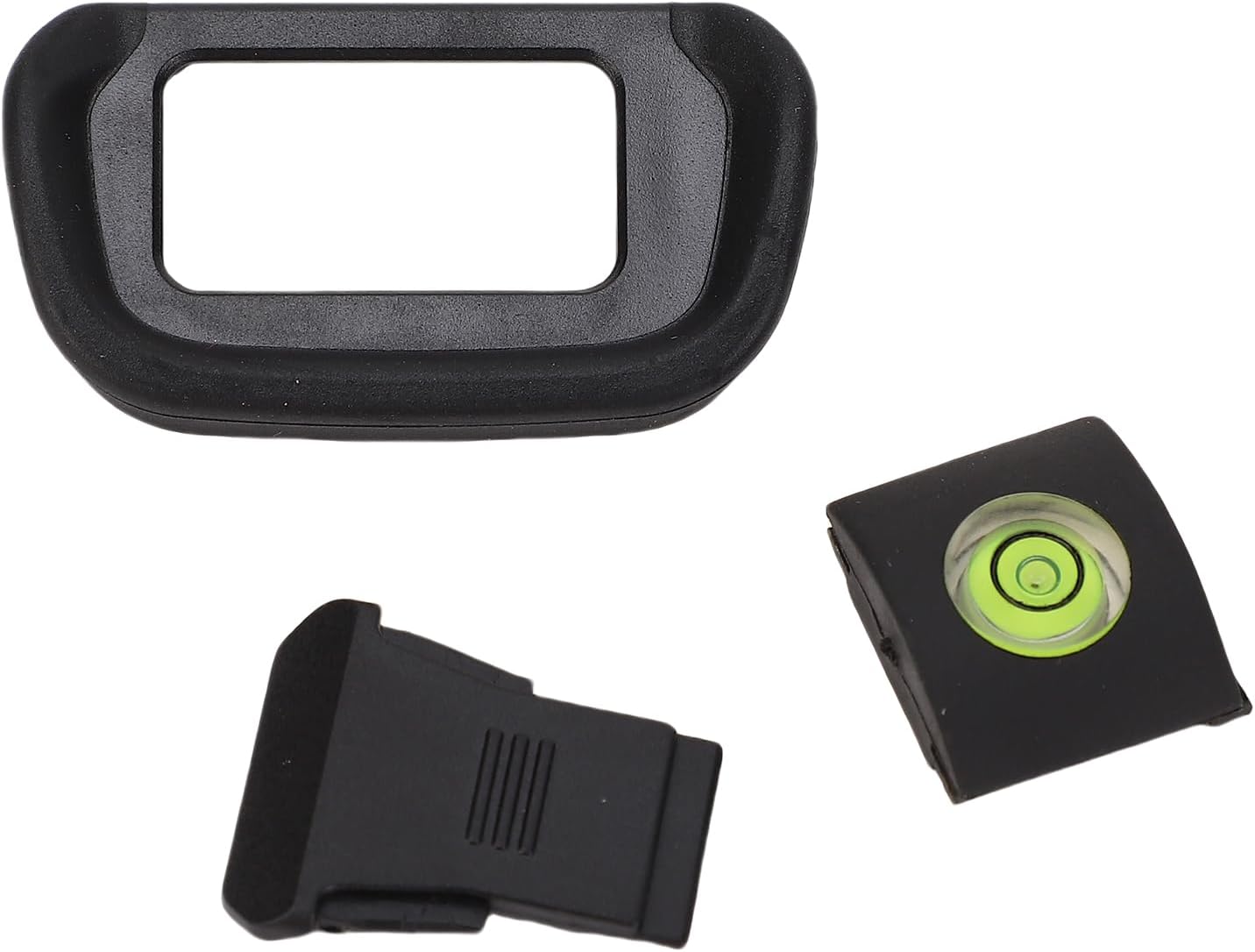 Eminchu Set R10, 3 1 Set Camera Eyecup Level and Hot Shoe Cover Fit for in Camera Viewfinder Eyecup Bubble Level Hot