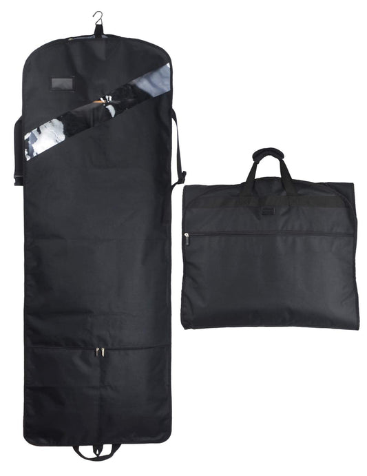 GYSSIEN 52'' Extra Long Dress Garment Bag, Premium & Breathable Tear-resistant Hanging Suit Cover for Travel and Storage