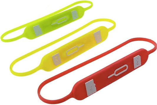 CARD DEVIL 3pcs/Set Sim/Pin Card Holder Storage Line,Micro SD Storage Slot Case Safe Pin Needle Anti Lost Travel sim